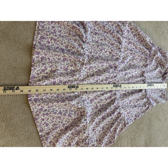 Art Class - Girls' Purple Tiered Floral Skirt 10/12 - Picture 5 of 5